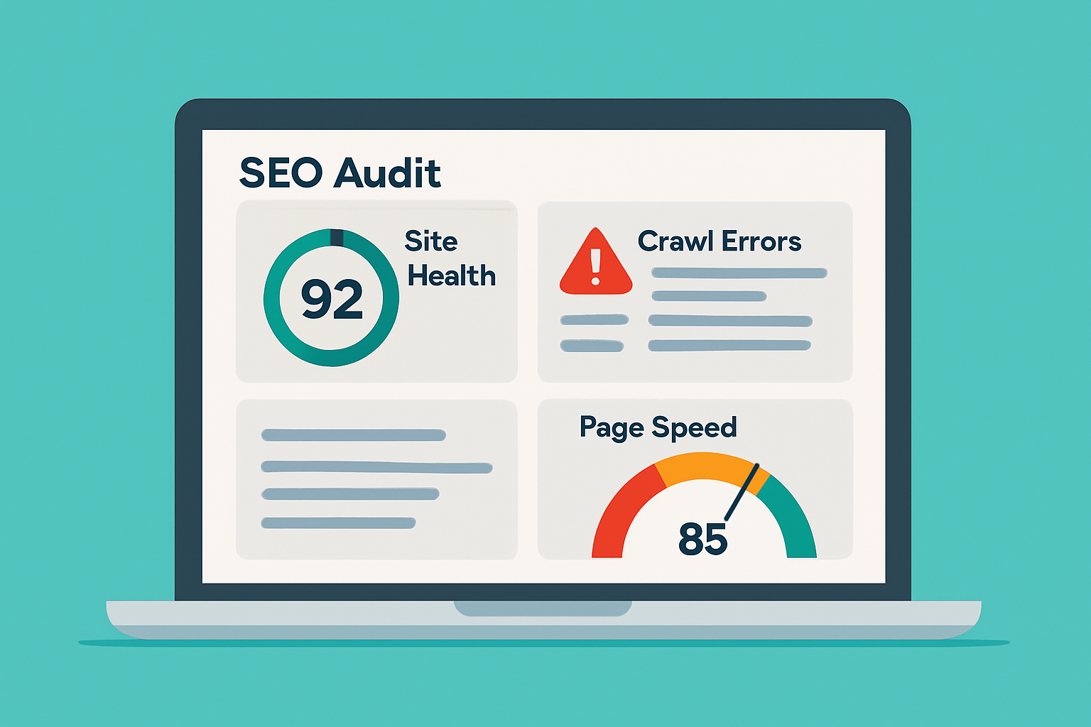 Visual overview of a SaaS website