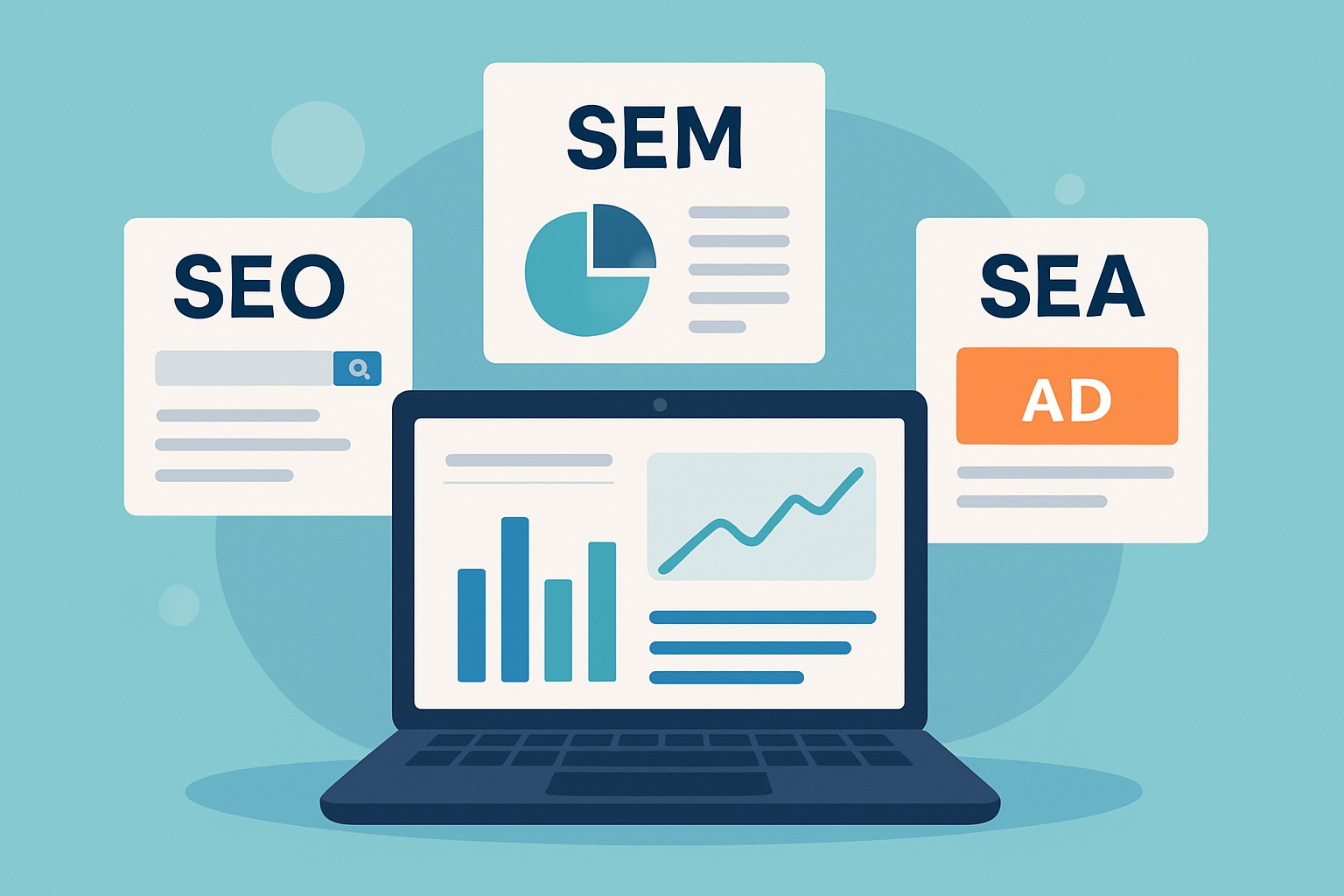 SEM vs SEO vs SEA