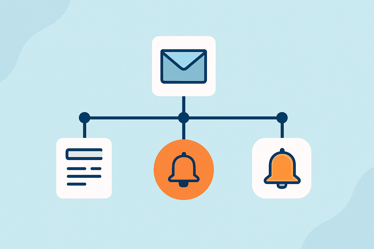 Visual representation of a well-structured email follow-up schedule designed to maximize client engagement.