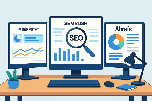 Serpstat vs Semrush vs Ahrefs - Key Featured Compared