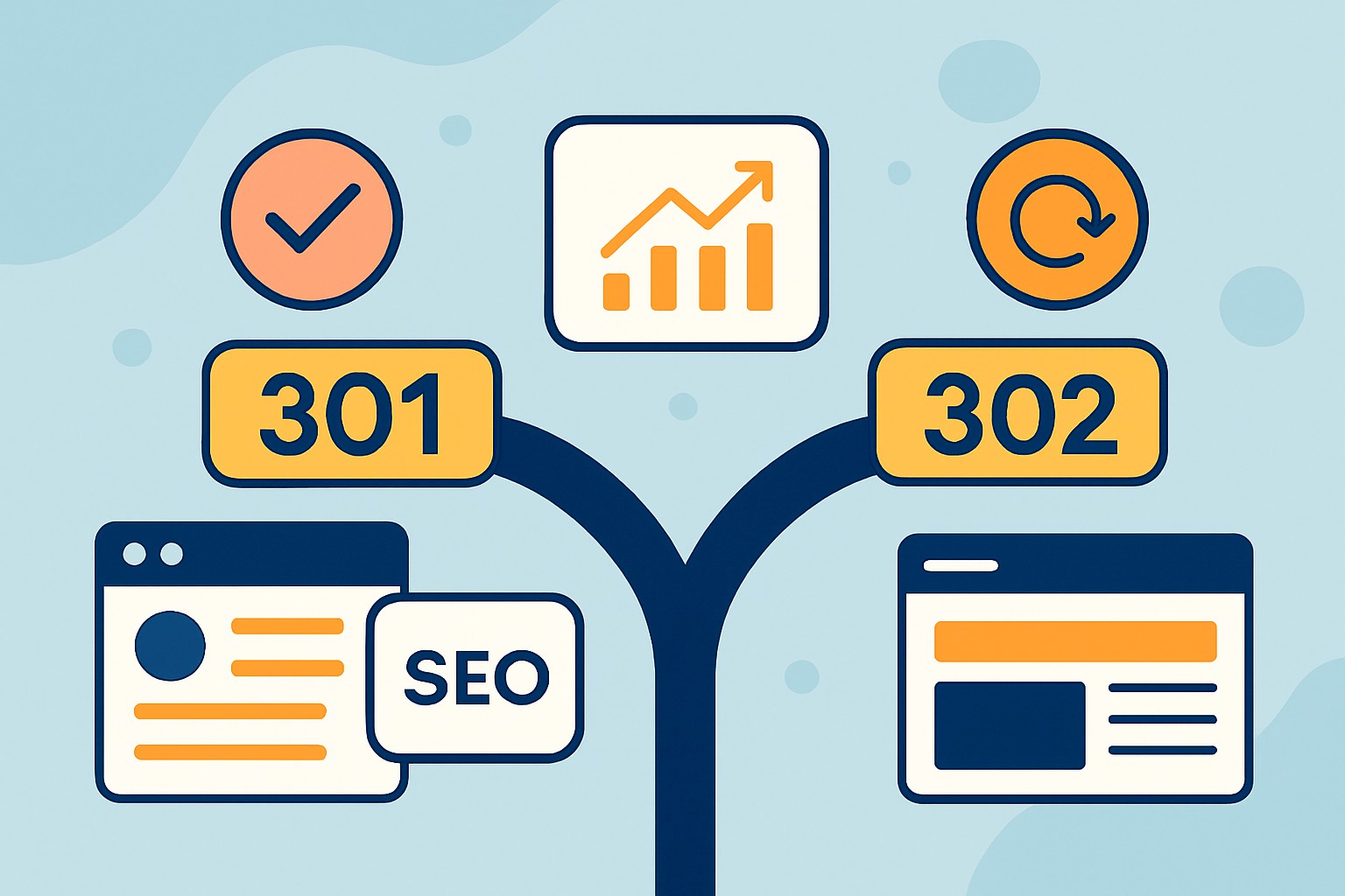 Redirect 301 vs 302 - When to choose each type?