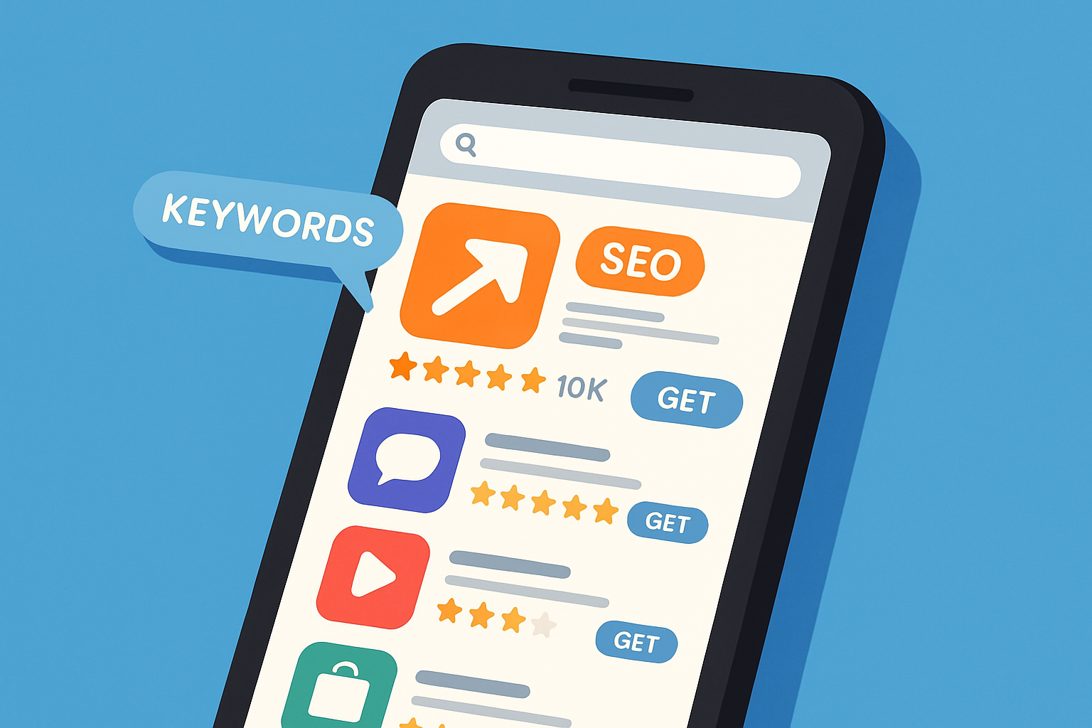 App store SEO for apps ranking higher