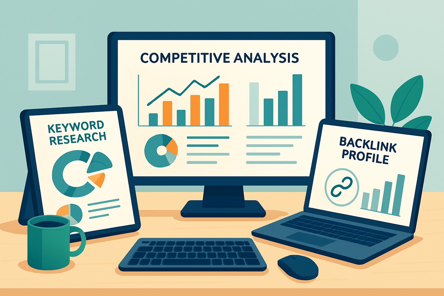 Competition mapping with Moz competitor tools