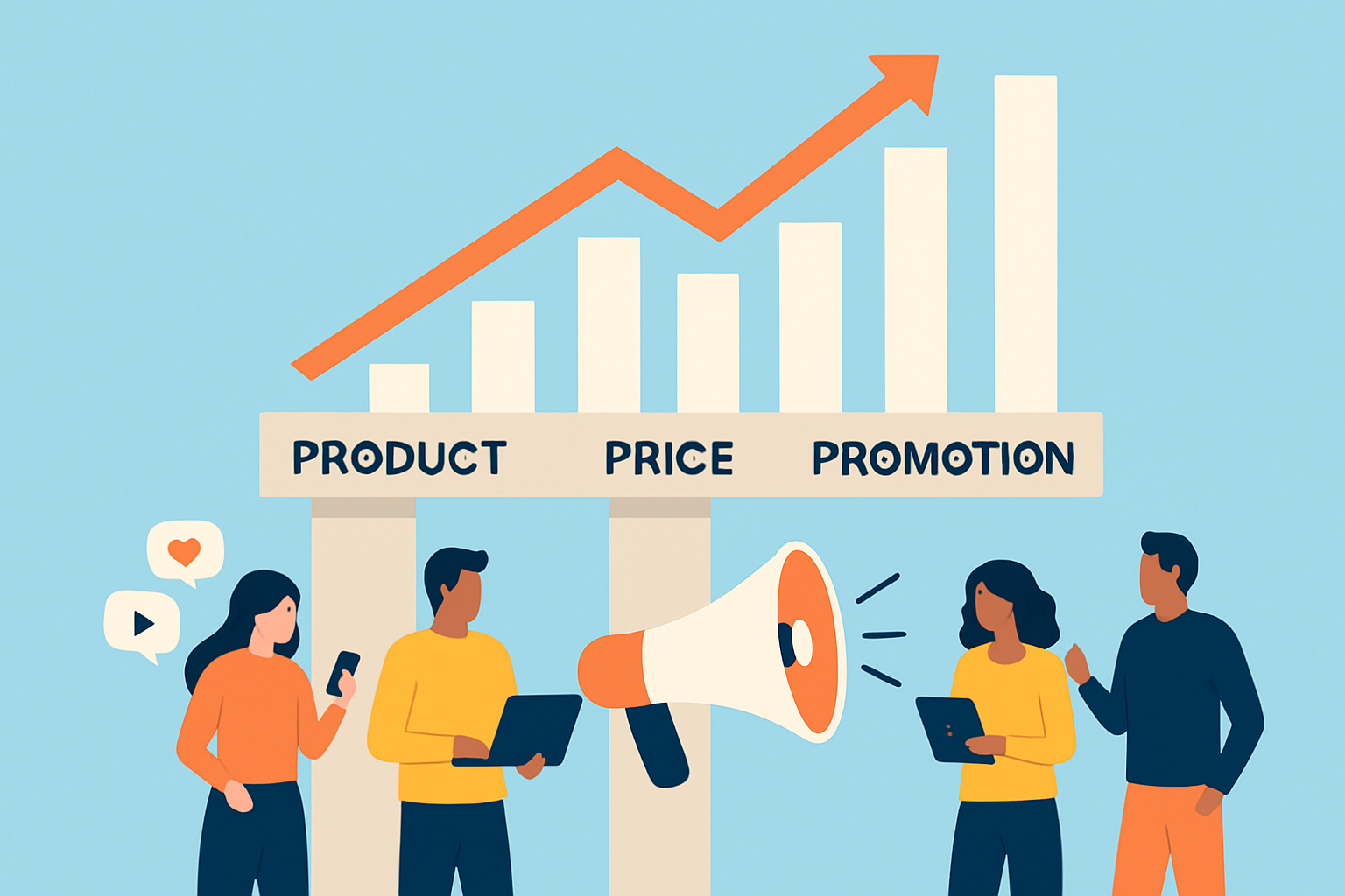 What are the 3 pillars of marketing?