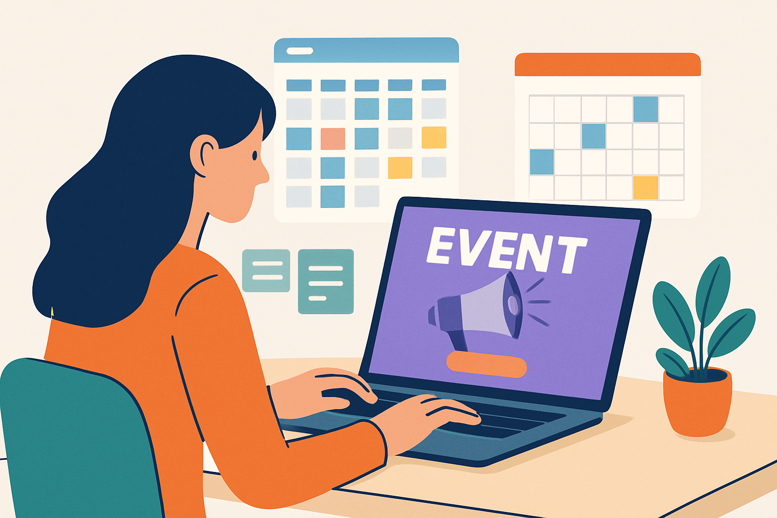 Event content marketing calendar and channel strategy overview