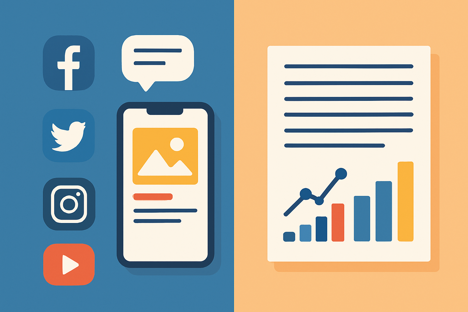 Social Media Marketing vs Content Marketing - Key Differences